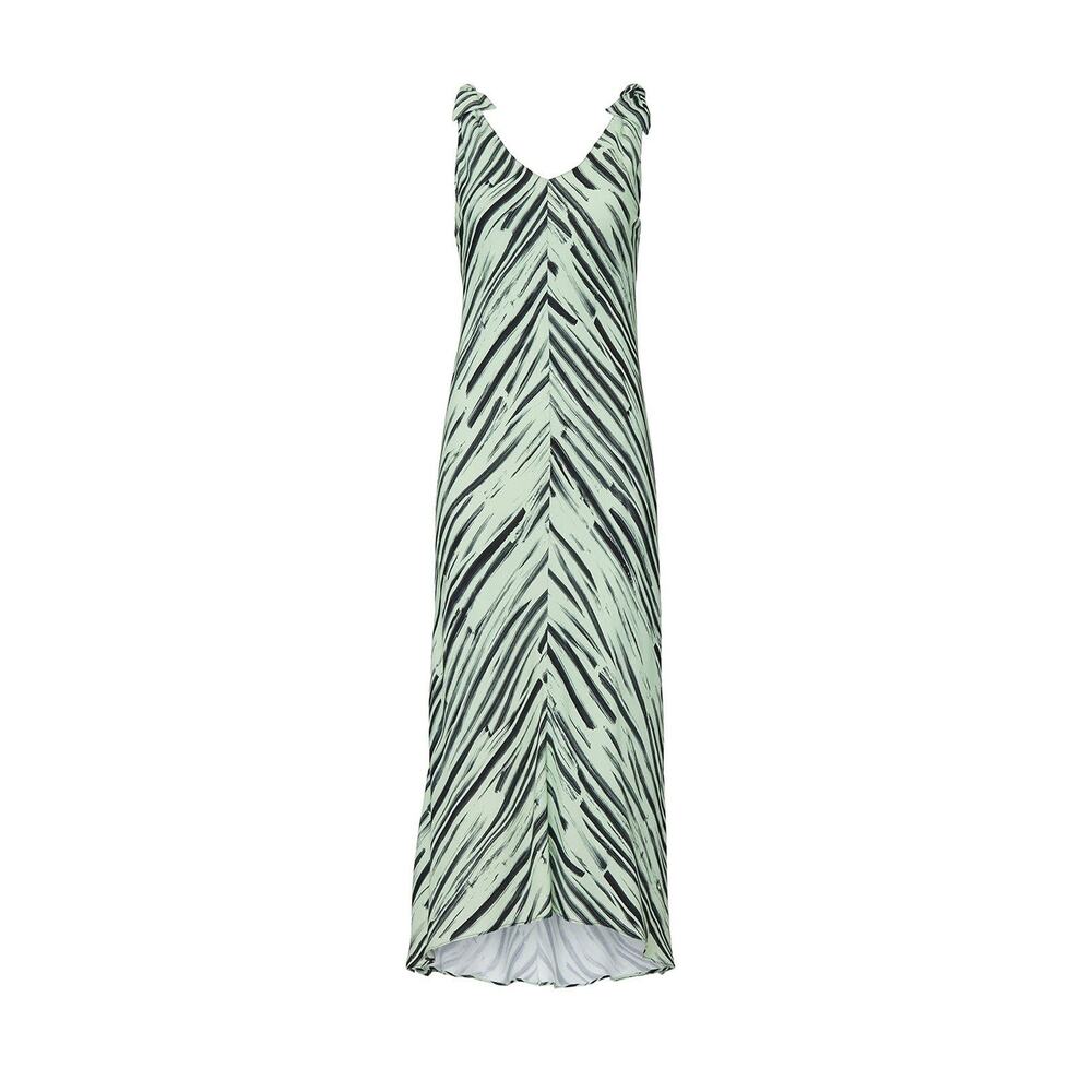Proenza Schouler White Label Printed Knot Sleeve Dress Size 8